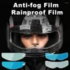 Motorcykelhjälmar Universal Hjälm Rainproof Film Safety Driving Drable Nano Coating Sticker Anti-dimmoto Tillbehör