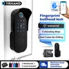 Serrature per porte Tuya Blocco impronte digitali Cancello esterno impermeabile Bluetooth TT Wifi Passcode IC Card Keyless Enter Electronic 230830