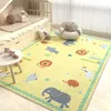 Tapis antidérapant de décoration de chambre d'enfants de bande dessinée tapis nordiques pour le salon tapis lavable à la maison tapis rampant de bébé de grande surface HKD230829