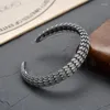 Bangle Xiyuan Silver Color Personlig Dragon Scale Armband Dominant Trend Fashion Retro Anti Open