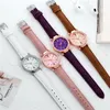 Montres-bracelets Sdotter Matte Cuir Dames Montre-Bracelet Quartz Mode Femmes Montres Simple Élégant Montre Pour Femme Cadeau Montre Femme Reloj