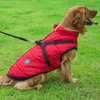 Vêtements de chien Grande veste de chien de compagnie avec harnais hiver chaud vêtements de chien pour Labrador imperméable grand manteau de chien Chihuahua tenues de bouledogue français 230830