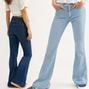 Jeans da donna Hyuna Style Pantaloni larghi retrò oversize da donna High Street Wash Color Pantaloni larghi a tubo dritto taglie forti