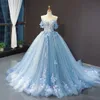 Real Image Prinzessin Quinceanera Kleid