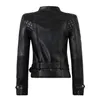 Chaquetas para Mujer Sungtin Chaqueta Suelta de Cuero de Pu para Mujer Chaqueta de Cuero de imitación Suave Negra Chaqueta de Abrigo de Cuero para Motociclista de Moto Callejera Ropa de Abrigo Informal para Mujer 22