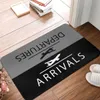 Carpet The Exit Arrival Departure Doormat Bedroom Welcome Entrance Door Floor Carpet Airport Sign Decoration Floor Rug Door Mat 230831