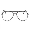 Mode solglasögon ramar luftfart guld ram manliga klassiska glasögon transparent klar lins optisk kvinna man glasögon pilotstil 230831