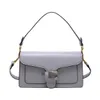 Borsa di design di lusso, borsa quadrata alla moda e minimalista, borsa a trama, borsetta alla moda da donna portatile