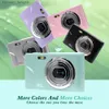 Caméscopes 48MP 1080P Caméra photo 2,4 pouces IPS HD Enfants Numérique Mini Léger avec zoom 16x Cadeau d'anniversaire pour garçons filles Q230831