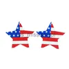 Par Pad Sexy Experience 10 par (20pcs) American Flag Stars Striped Breast Pastes Nipple Coverssensitytizing Atleshes z miękkim x0831