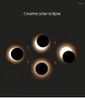 Стеновая лампа Nordic Modern Art Solar Eclipse лестница