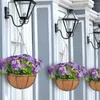 Decorative Flowers 1Pc Faux Flower Pot Hanger Garden-themed Hanging With String Home