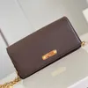 7A+ Designer Bag Luxury Quality Chain Wallet Envelope Purse 20.5CM High Imitation Handbags with Box