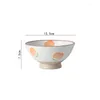 그릇 피르시몬 과일 수프 그릇 크리에이티브 홈 부엌 큰 절묘한 세라믹 식탁기 높은 외관 수준 국수 용기