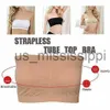 Other Health Beauty Items Double Layers Plus Size Strapless Bra Bandeau Tube Removable Padded Top Stretchy Seamless Bandeau Bra Boob Crop Spaghetti Strap x0831