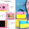 Kameror Kids Instant Print Camera Thermal Paper Adhesive Digital Phone Printing Fill Light Video Girls Boy Child Q230831