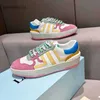 Casual Véritable Couple Designer 23 Mode Lanviin Chaussures En Cuir Couleur Correspondant Sneaker Fond Plat Sports Sports Board Langfan Hommes Femmes Is4z