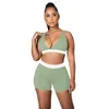 Mulheres Tracksuits Casual Backless Duas Peças Define Mulheres Sexy Halter Oco Out Top Long Flare Pant Suit Party Outfits Strapless Tracksuit