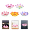 Candle Holders 5pcs Light- Double Layer Wishing Light Blessing Lamp Festival Banquet ( Mixed Color )