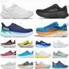 2023 Hoka One Clifton Bondi zz Scarpe da corsa Ammortizzazione leggera Scarpe da corsa su strada per lunghe distanze Uomo Donna Sneakers Drop Stile di vita accettato 36-45