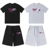 Hommes Designers Survêtements T-shirt Ensembles Lettre en peluche Streetwear Casual Costumes d'été respirants Tops Shorts Tees Sports de plein air Costumes Sportswear Qualité Set