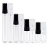 Quatily 2ml 3ml 5ml 10ml Glass Mist Spray Bottle Refillable Perfume Bottles Empty Sample Vial Portable Travel Cosmetic Container wholesale