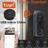 Telefony drzwi wideo WiFi Doorbell 1080p HD Wsparcie Google Alexa Voice Control Bateria Bateryjna Chime Cloud Storage Nocne wizja Smart Home Security 230830