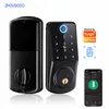 Door Locks Tuya Wifi APP Smart Lock Fingerprint Biometric Digital Password Card Code Keyless Entry Electronic for Home Apartment 230830