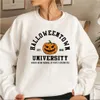 Felpe con cappuccio da donna Felpa vintage Halloweentown Felpa Est 1998 Pullover Divertente Halloween Town Fall Pumpkin 230830