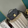 2023Designer Bag Ladies Flap Crossbody Canvas äkta läder Klassiska bokstäver Tryck på axelväska