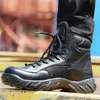 Boots Military Combat Men Tactical Army Ankle Work Safety Shoes Lace Up Working Botas Hombre Motrcycle 230831