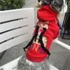 Pet Dog Hoodie Sweatshirt Spring Autumn Schnauzer Teddy Faldo Tide Cool Printed Cotton Warm Sweatshirt Fashion Pet Cat Dog Pullover