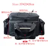 Outdoor Bags 50 * 30 * 25 cm sac de pêche étanche en nylon grande capacité sac de pêche polyvalent sac à bandoulière extérieur à deux couches X429 230831