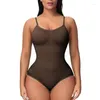 Kadın şekillendiricileri vücut şekillendirme iç çamaşırı tek parça süspansörler bodysuit spor fitness tulum seksi tanga shapewear güzellik korse brifing