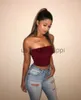 Other Health Beauty Items Women's Tube Tops Strapless Sexy Crop Top Solid Color Elastic Boob Bandeau Tank Top Women's TShirt Summer Camis Tops Camisole x0831