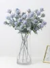 Decorative Flowers 1Bunch Artificial 6 Head Celery Velvet For Bridal Wedding Bouquet Home Garden Party Office Room Bedroom Decor