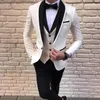 Men's Suits & Blazers Latest Coat Pant Designs White Men For Wedding Suit Groom Blazer Tuxedo Slim Fit Costume Pour Hommes Te237l