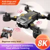 Symulatory KBDFA Nowy dron Aerial G6 8K S6 HD Camera GPS Unikanie przeszkód Q6 RC Helikopter FPV Professional Foldable Quadcopter Toy x0831