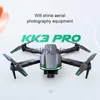 Simulators KK3 Pro Mini Drone 4K Profession HD Dual Camera 2.4G WIFI FPV Obstacle Avoidance Remote Quadcopter Foldable Rc Dron Toy x0831