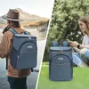 Ice PacksIsothermic Bags 18L Large Capacity Picnic Cooler Backpack Lunch Beer Thermal Insulated Box Double Zipper Outdoor Food Beverage Storage 230830