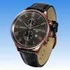 CLOCKS wrist Leather men popular simple BRW watch strap luxury quartz HOLUNS mens Sport waterproof watches mens watches business