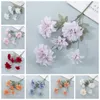 Decorative Flowers Artificial Flower Silk Lotus Home Party Wedding Table Decor Fake Small DIY Mini Bouquet Arrangement Floral