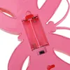 Nachtverlichting Roze Vlinder Cartoon Letter Licht Decoratief Voor Slaapkamer Kerstcadeau Meisje Kinderen Werkt op batterijen