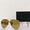 New fashion design pilot sunglasses 11M metal half frame rimless lens classic simple and popular style outdoor UV400 protection eyewear