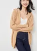 Women's Sweaters Spring Autumn 100 Merino Wool Knit Cardigan Long Sleeve Sweater Striped Classic Hoodie Clothing Top 230830