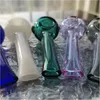 Tubos de fumo Colorf bonito resistente ao calor grosso tubo de vidro colher forma artesanato inodoro bolso caber robusto para acessórios dab drop dhyzf