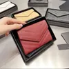 2024 Brieftasche Designer Caviar Kurze Geldbörse Frauen Leder Kanal Brieftaschen Geldbörse Kreditkarte Slot Mini Kleine Luxus Geldbörsen