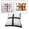 White DIY SubliMation Blanks Nine Panel Sublimation Pillow Case for Sublimate Printing Christmas Party Home Decorations JN09 LL