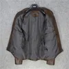 Men's Leather Faux Qinyou Used Head Coat Imported Sheepskin Baseball Uniform Slim Fit Exported To Italy Surplus 230831