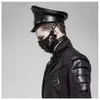 Baretten 100 lederen zwarte militaire hoed Duitsland officier vizier Cap leger corticale Steampunk bril cosplay Halloween 230830